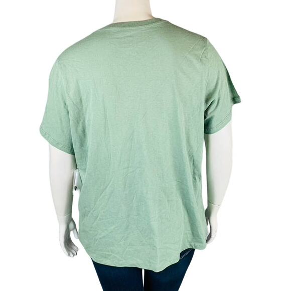 US Army Womans Sz 2X Plus Crewneck T-Shirt Green Army 75 Short Sleeve Crop NWT - Picture 5 of 7